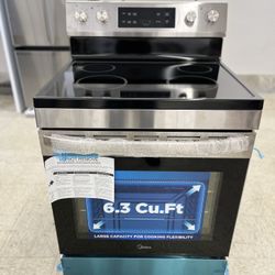 New Midea Electric Range Freestanding - 2 Years Warranty