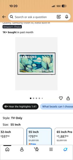 Samsung The Frame 55-Inch TV