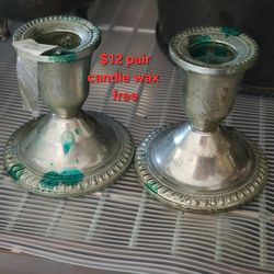 Variety Of Vintage Candlestick Holders, Tulare 