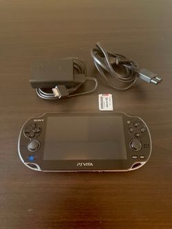 PS Vita 1000 OLED Black + Charger & SD2Vita
