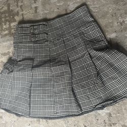 2 Plaided Cute Mini Skirts