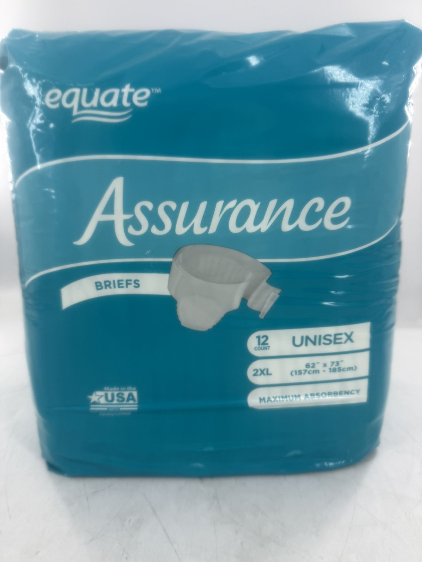 Equate Assurance Briefs - 12 Count Unisex