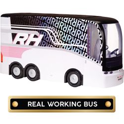 Rainbow Vision World Tour Bus & Stage, 4-in-1 Doll Playset with Lights, 33" Wide