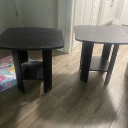 Mirror With Side Drawer And End Tables 