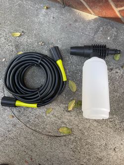 Ryobi hose and foam canon