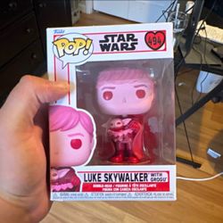 Funko Pop! Star Wars #494 Luke Skywalker with Grogu Bobble-Head 2021