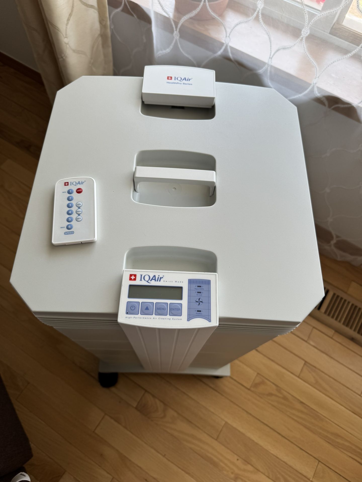 IQ Air HealthPro Plus HEPA air purifier