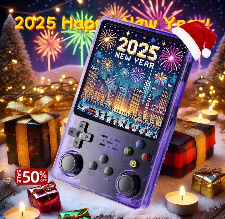 Open source r36s  handheld video game console Linux system  3.5 in IPS screen