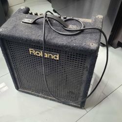 $550 Two Roland Sound Amplifiers, Speakers
