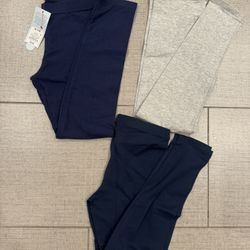Girls Leggings Bundle - Set of 3, Size 7/8 