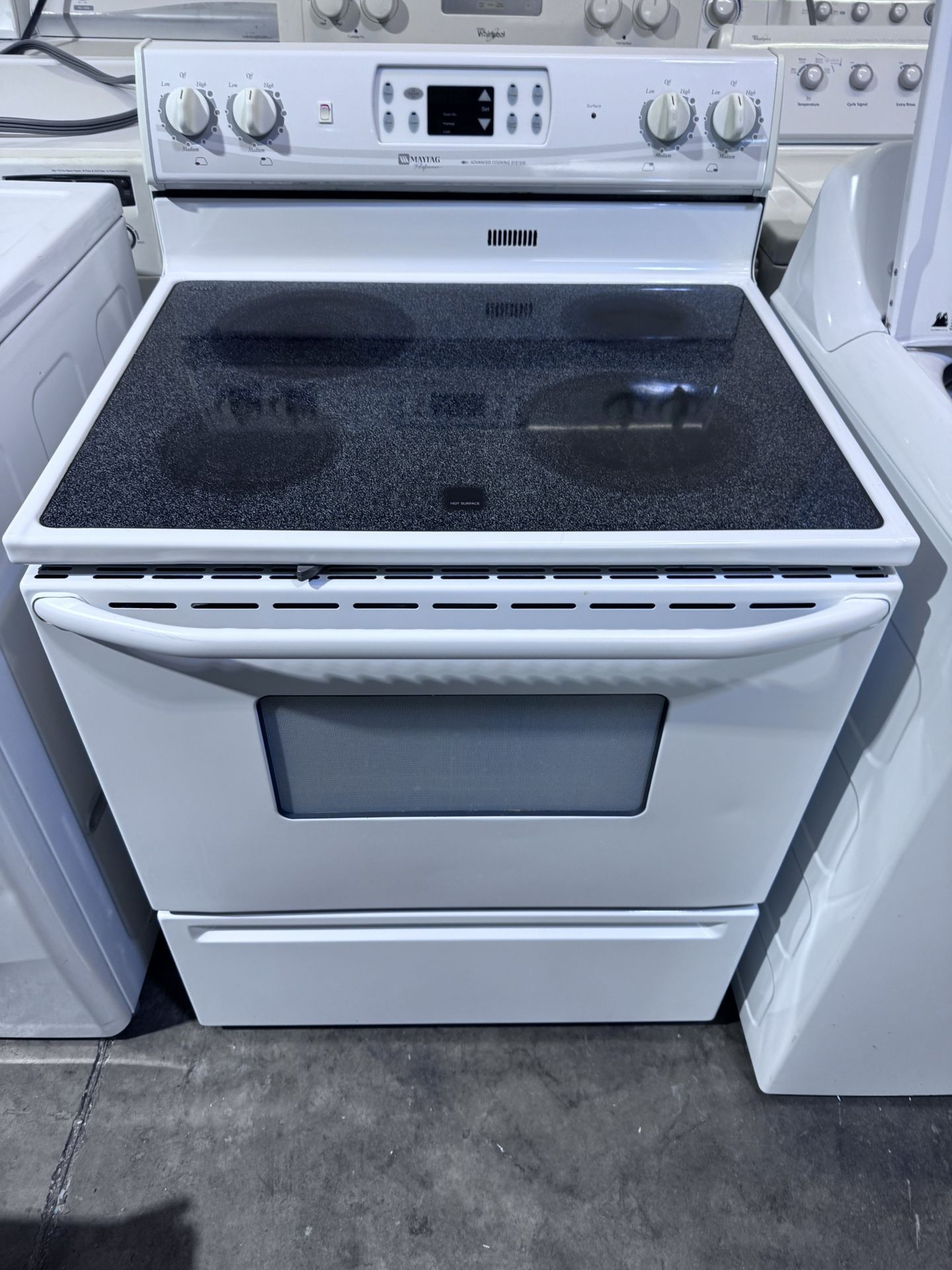 Maytag Stove Electric White