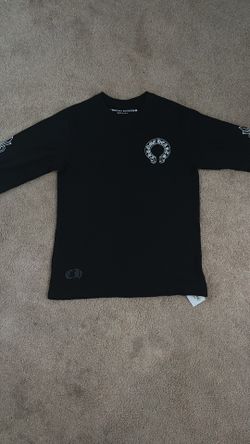 Black Chrome Heart Long Sleeve