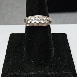 Genuine Aquamarine  Ring