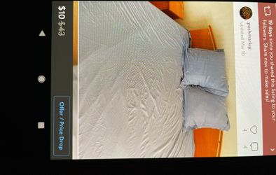 Dove Sheet And Two Pillow Cases