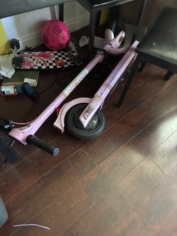 Pink e scooter