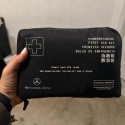 Genuine First aid kit pouch black Mercedes-Benz First Aid Kit