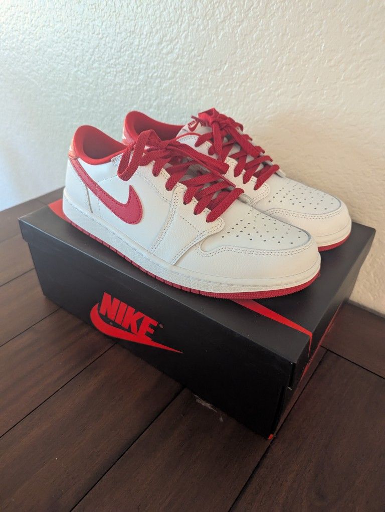 Jordan 1 Low Varsity Red Sz 10.5