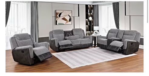 Nisa Grey Reclining 3pc 🔥🤓😍👍😘