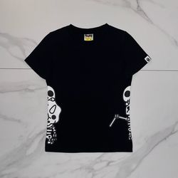 Bape Baby Milo Skeleton Dinosaur Tee Ladies Size XS