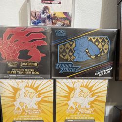 Pokemon Etbs(elite Trainer Boxes) And Booster Box