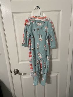Carters Just One You Girls Winter Footed PJs 18mos