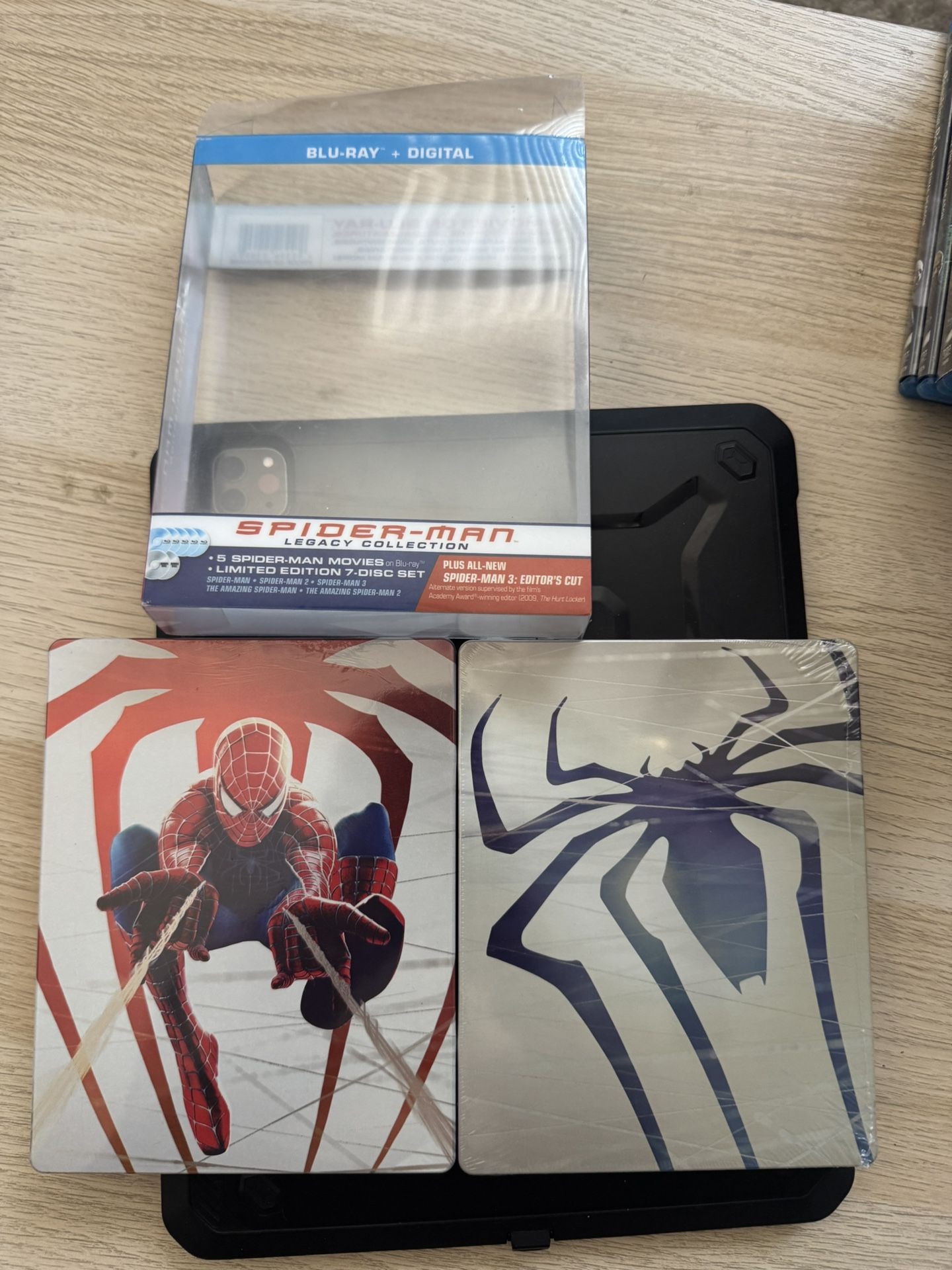 Spider-Man Legacy Collection 7 Disc Set Blu Ray Steelbook