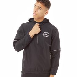 New Balance Mens Sport Pullover Jacket Black Size S