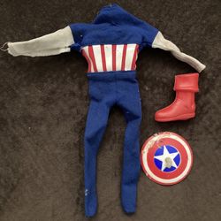 Captain America Avengers Vintage Action Figure 1960s