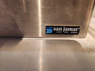 San Jamar Speed Rail with 5 Quart Capacity for Kitchen, Bar, And Restaurants, Stainless Steel, 22 1/4", Silver

