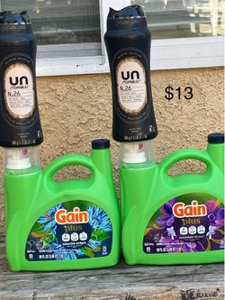 Laundry detergent & scent beads