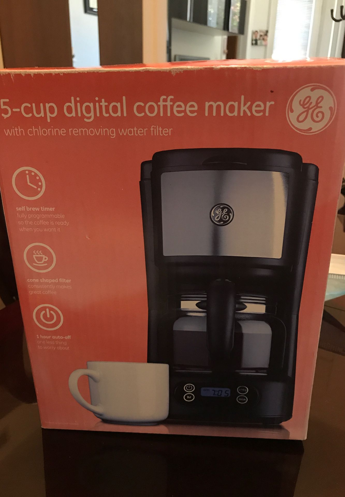 GE digital coffee maker