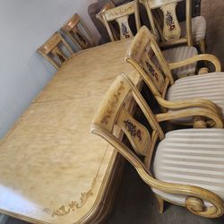 Dining table 8 chairs