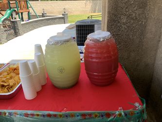 Aguas frescas para su fiesta 🥳 🌞