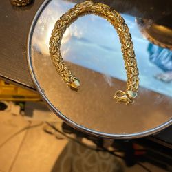 14 K Solid Bracelet 