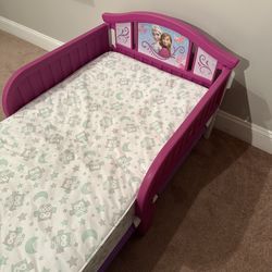 Frozen Girls Bed With Mattress 