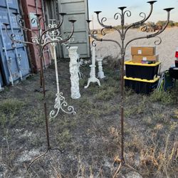 Beautiful Metal Candelabras