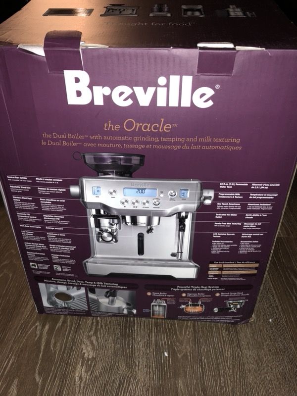 Breville Oracle espresso machine BES980XL