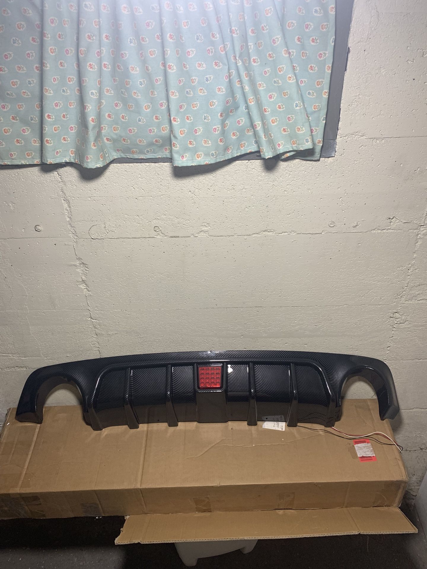 Infiniti Q50 Rear Diffuser With LED Brake Light.