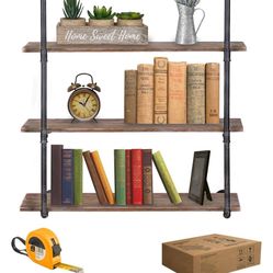 Industrial Floating Shelves