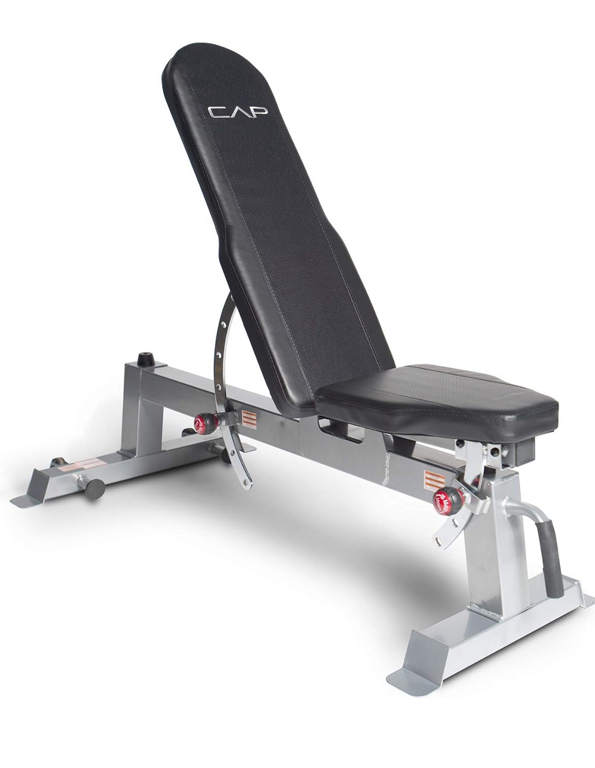 CAP Barbell Deluxe Utility Weight Bench Silver