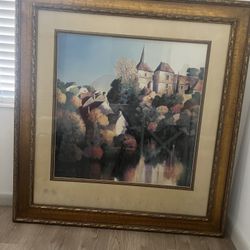 Painting With Frame Width 49 Length 51