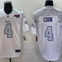 Buffalo Bills - James Cook #4 Jersey - Rugby Style - Stitched