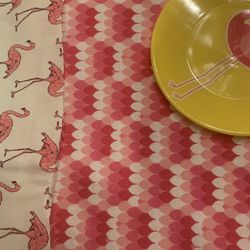 Flamingo Pinks Fabric 68”x42 “