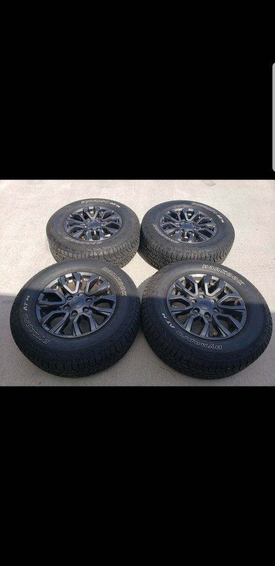 Set Of 6 Lug Ford Ranger Wheels and Tires 17 Inch