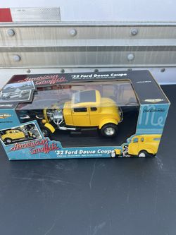 Ertl American Graffiti 1:18 1932 Ford Deuce Coupe Hot Rod Diecast w/ Box