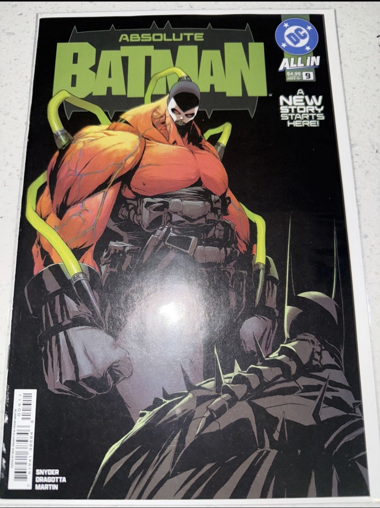 Absolute Batman #9 Nick Dragotta Cover DC Comics August 2025 1st Print
