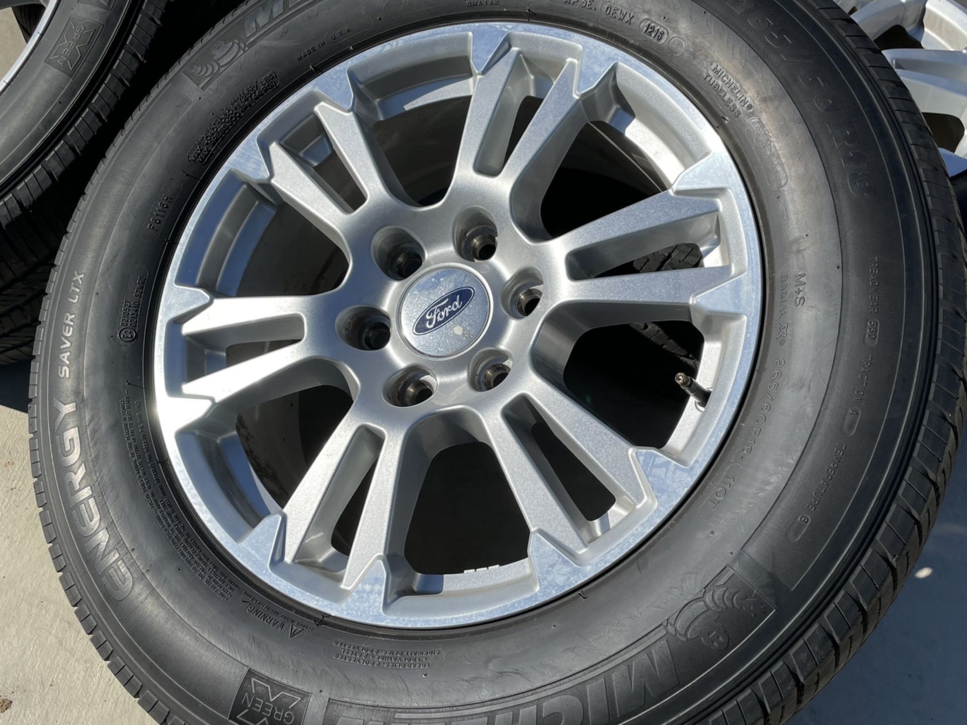 Oem 2019 Ford F150 Wheels 18" FX4 Rims Michelin Tires 265/60/18 20%