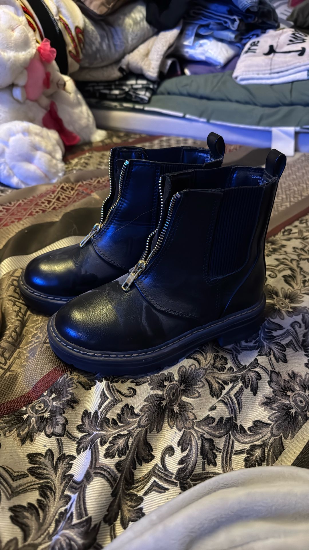 Black Boots Size 13
