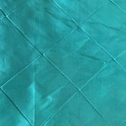 2 Round Aqua Satin Table! Great For Parties