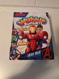 Wubble Rumblers Marvel Avengers Iron Man Superhero Action Inflatable Figure NEW